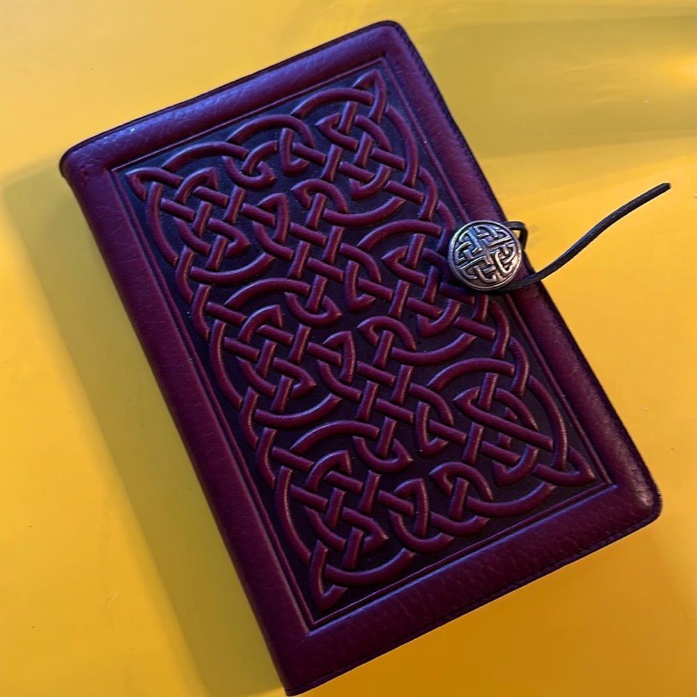 Celtic hardcover leather journal